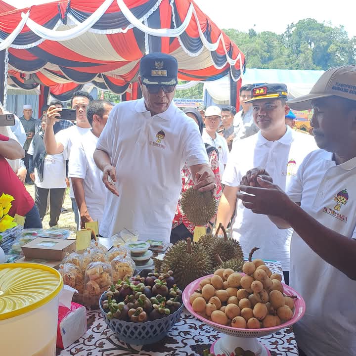 Bupati Madina buka pameran UMKM buah buahan.